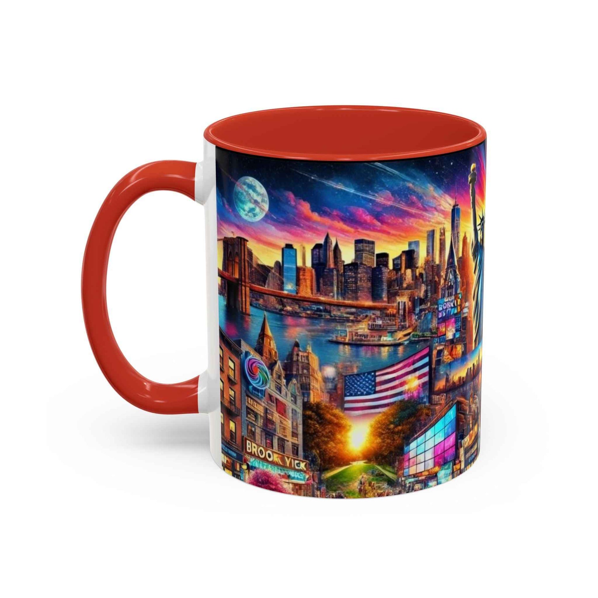 Mug - Vibrant New York City Skyline Coffee Mug (11, 15oz)