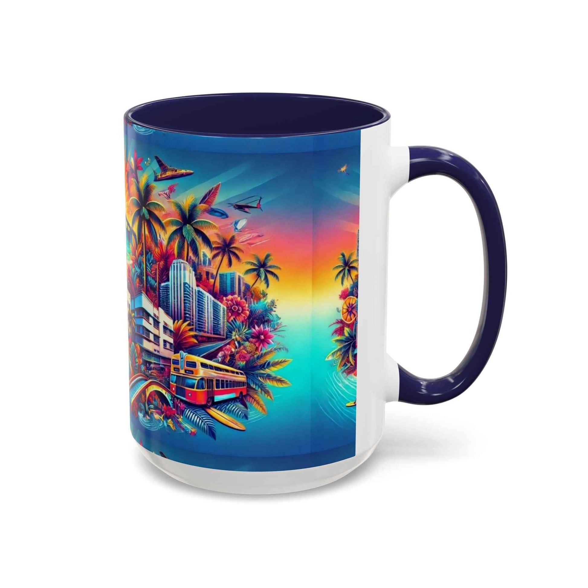 Mug - Vibrant Florida Tropical Landscape Coffee Mug (11, 15oz)