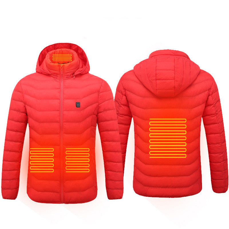 Men's USB Heated Vest - Electric Thermal Jacket with Zip-Up Design