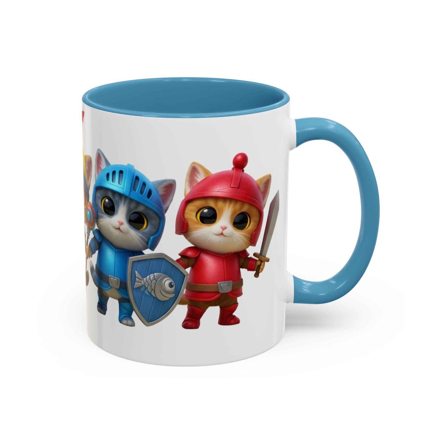 Cat Warrior Mug - Fierce Feline Coffee Cup for Cat Lovers