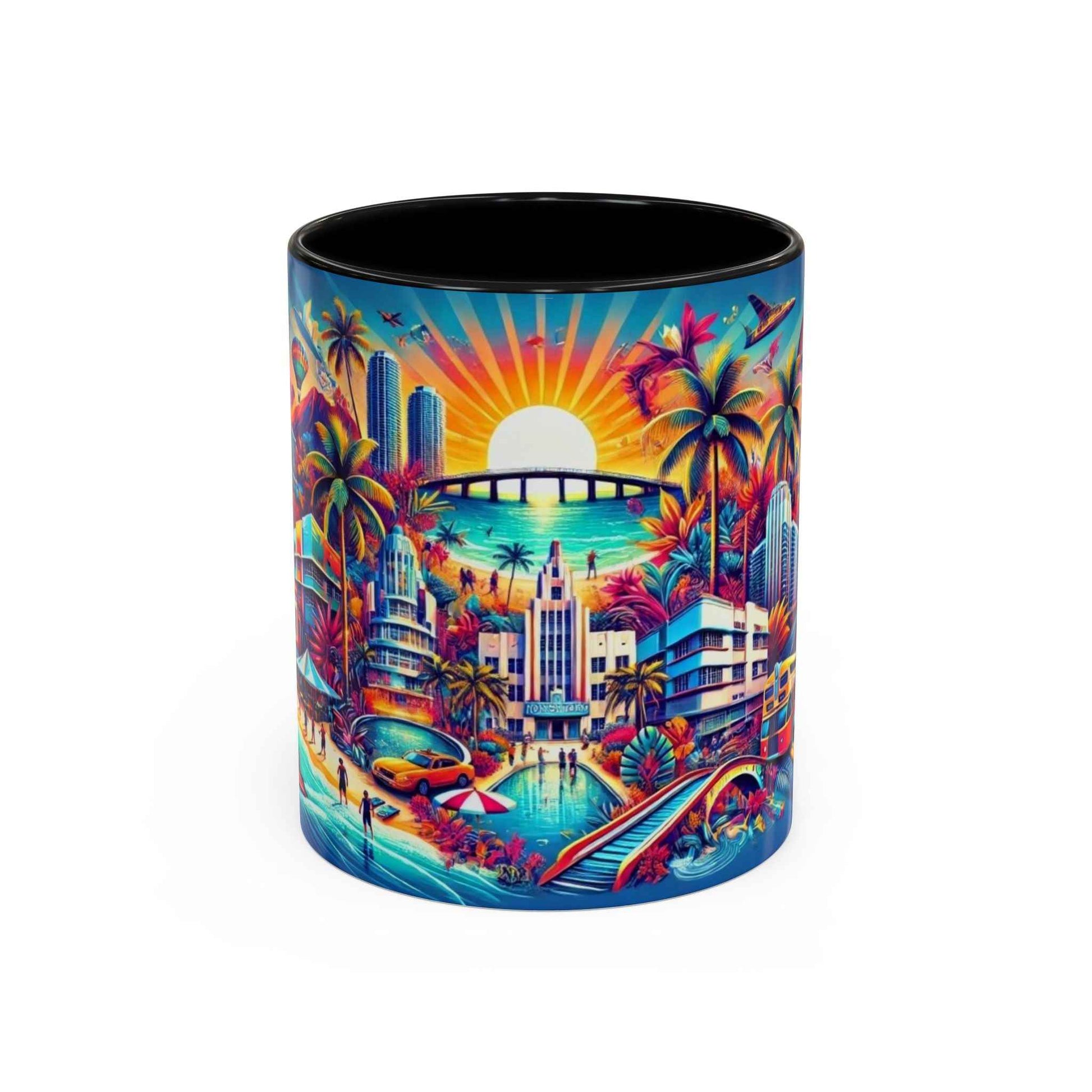 Mug - Vibrant Florida Tropical Landscape Coffee Mug (11, 15oz)