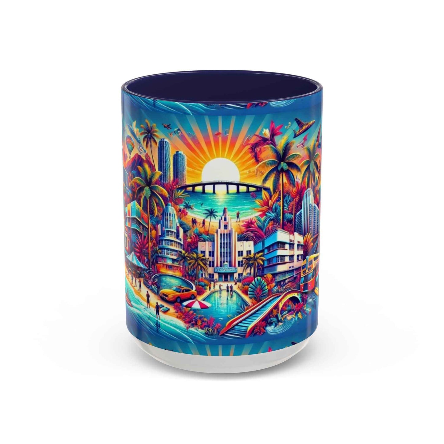 Mug - Vibrant Florida Tropical Landscape Coffee Mug (11, 15oz)