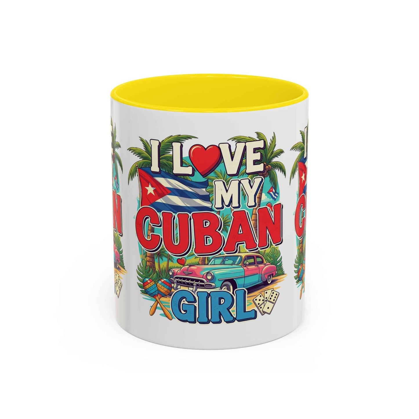 I Love My Cuban Girl, Coffee Mug | Elegant Romantic Gift for Her | Unique Coffee Cup | Cuban Love Present for Girlfriend/Wife