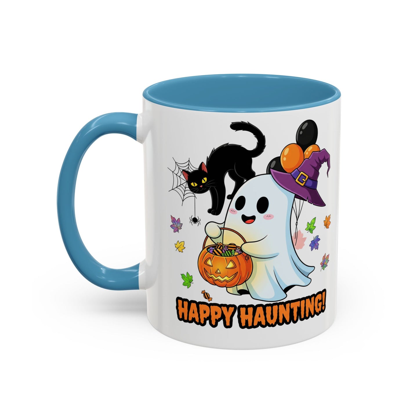 Happy Haunting! Halloween Ghost Coffee Mug (11/15oz)