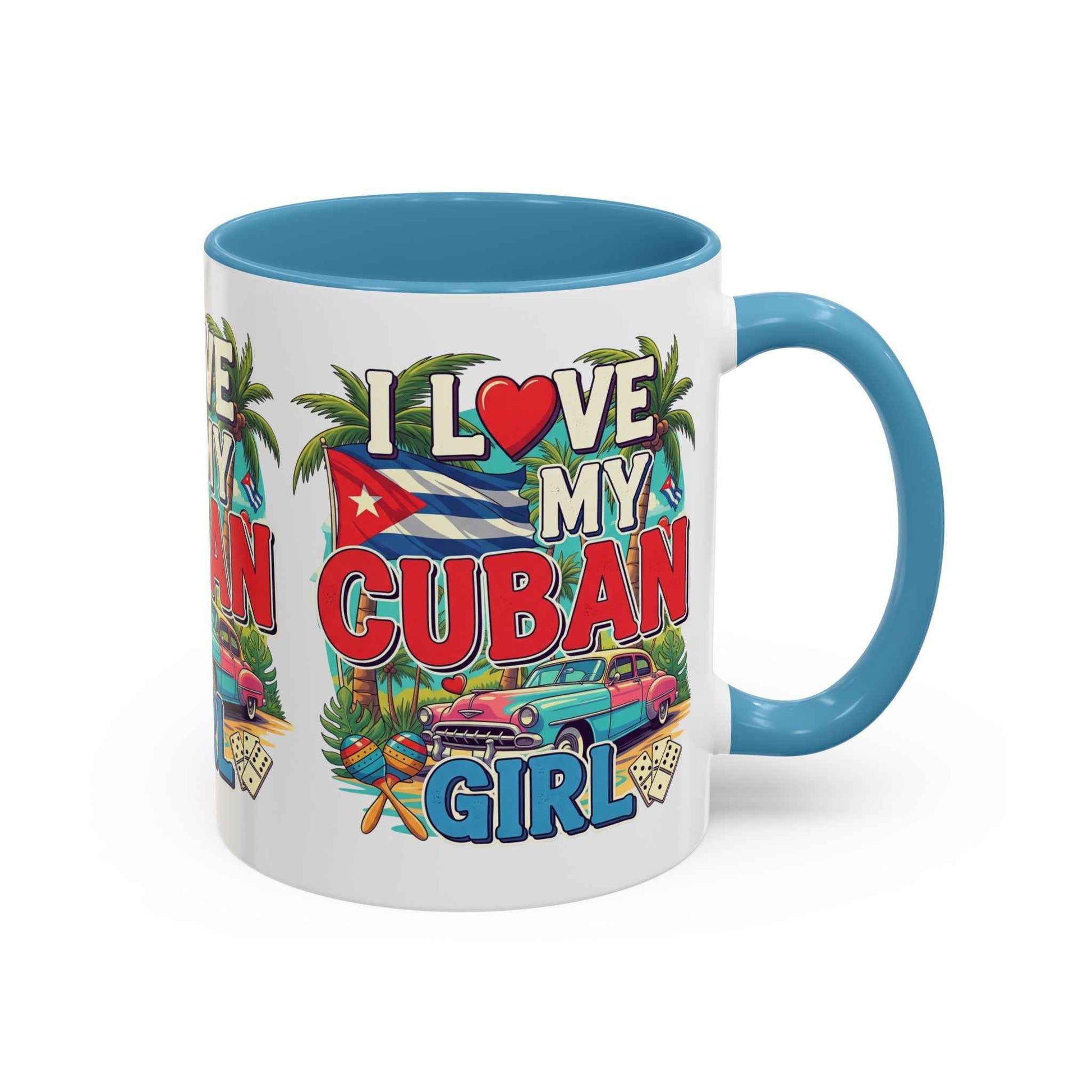 I Love My Cuban Girl, Coffee Mug | Elegant Romantic Gift for Her | Unique Coffee Cup | Cuban Love Present for Girlfriend/Wife