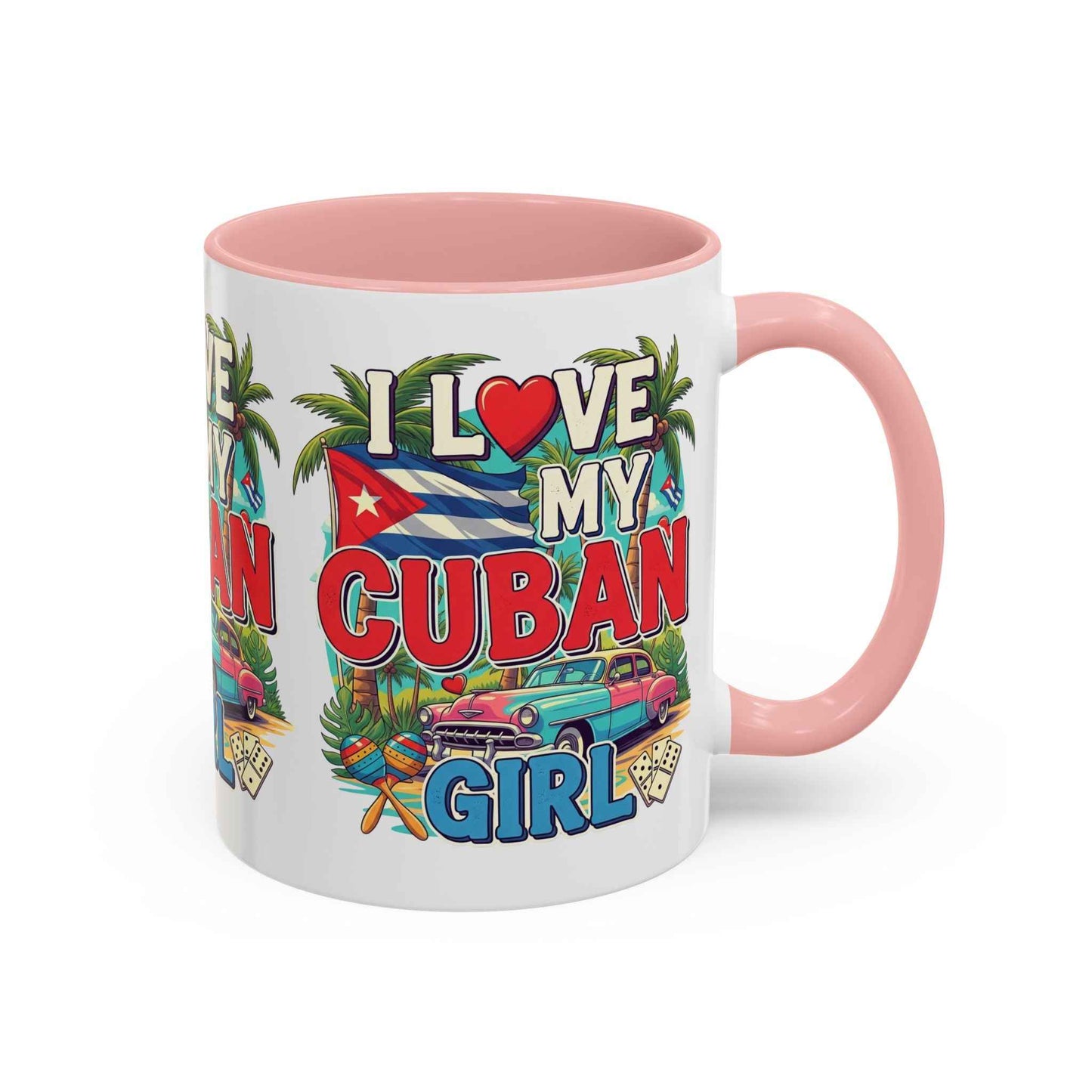I Love My Cuban Girl, Coffee Mug | Elegant Romantic Gift for Her | Unique Coffee Cup | Cuban Love Present for Girlfriend/Wife