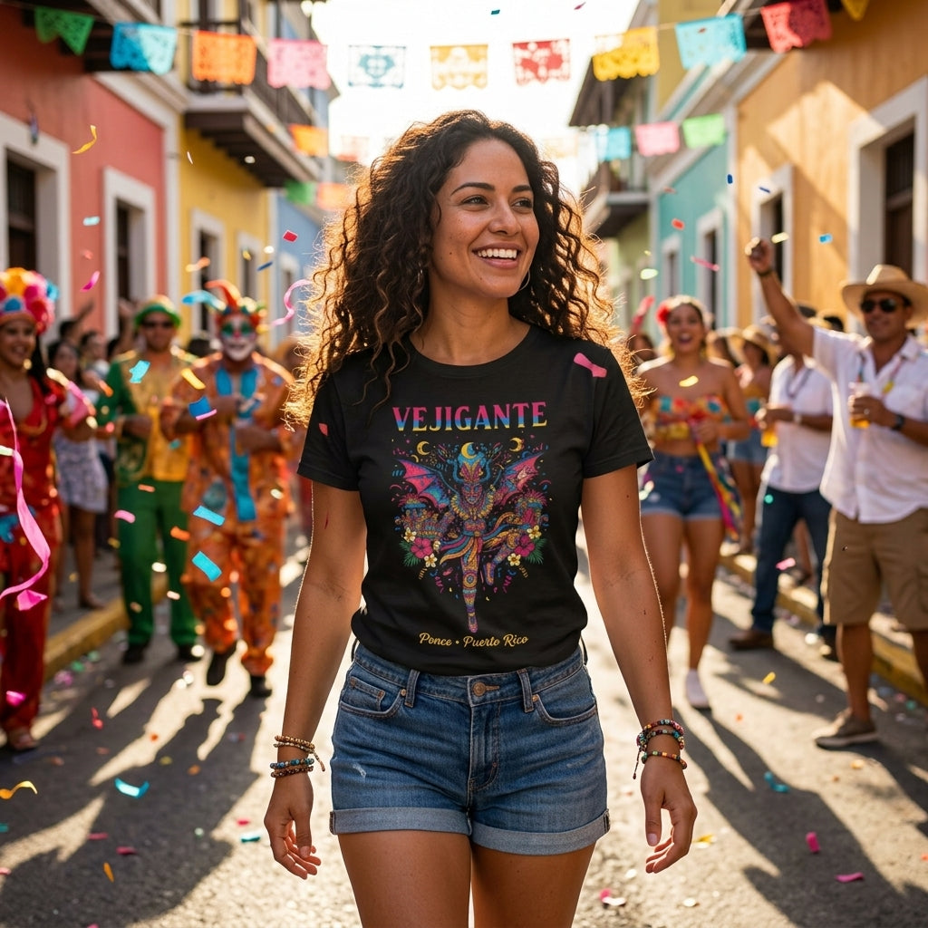Vejigante Puerto Rico T-Shirt | Boricua Pride Graphic Tee | Havana Vibe