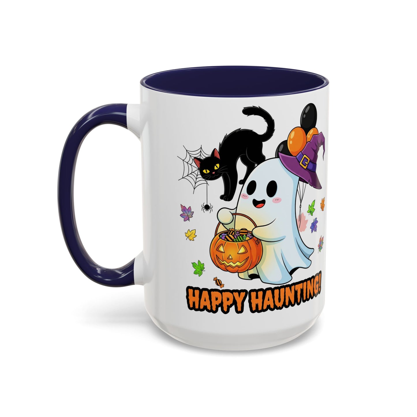 Happy Haunting! Halloween Ghost Coffee Mug (11/15oz)