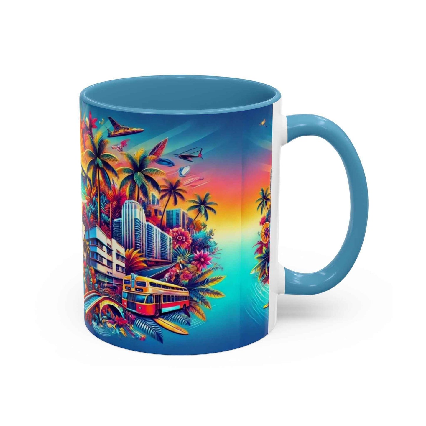 Mug - Vibrant Florida Tropical Landscape Coffee Mug (11, 15oz)