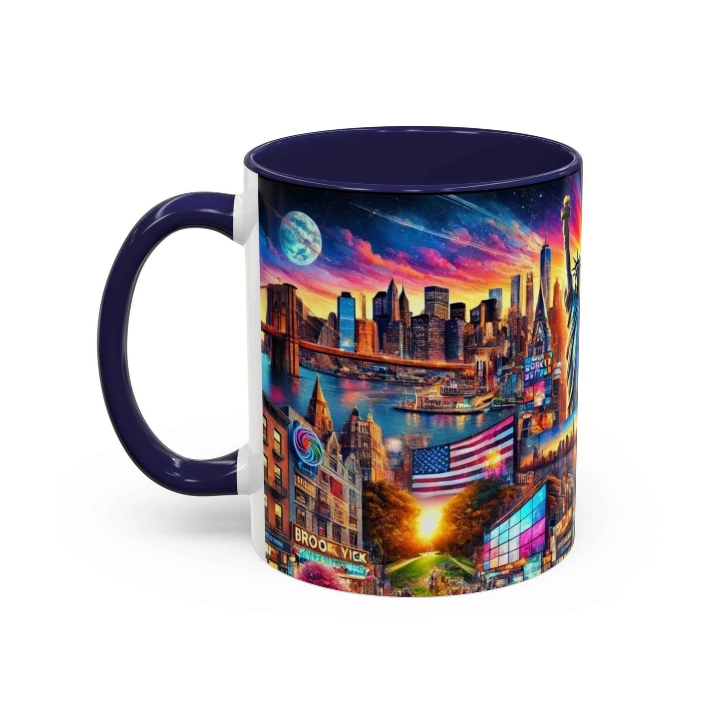 Mug - Vibrant New York City Skyline Coffee Mug (11, 15oz)