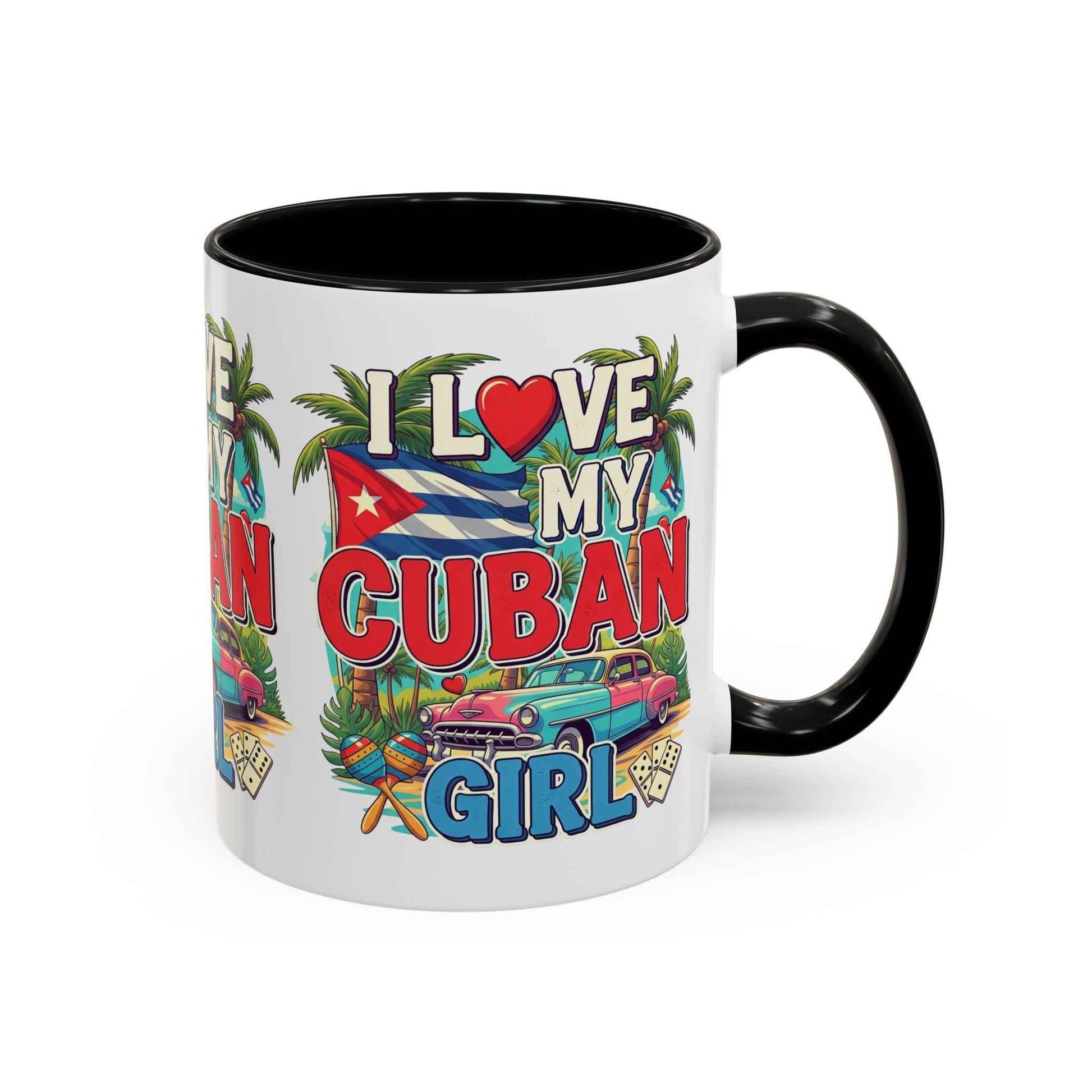 I Love My Cuban Girl, Coffee Mug | Elegant Romantic Gift for Her | Unique Coffee Cup | Cuban Love Present for Girlfriend/Wife