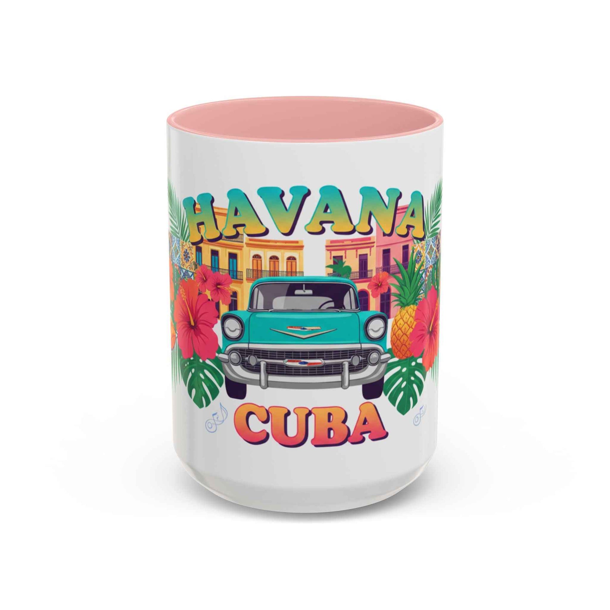 Havana Cuba Vintage Car Coffee Mug – Retro Tropical Travel Mug