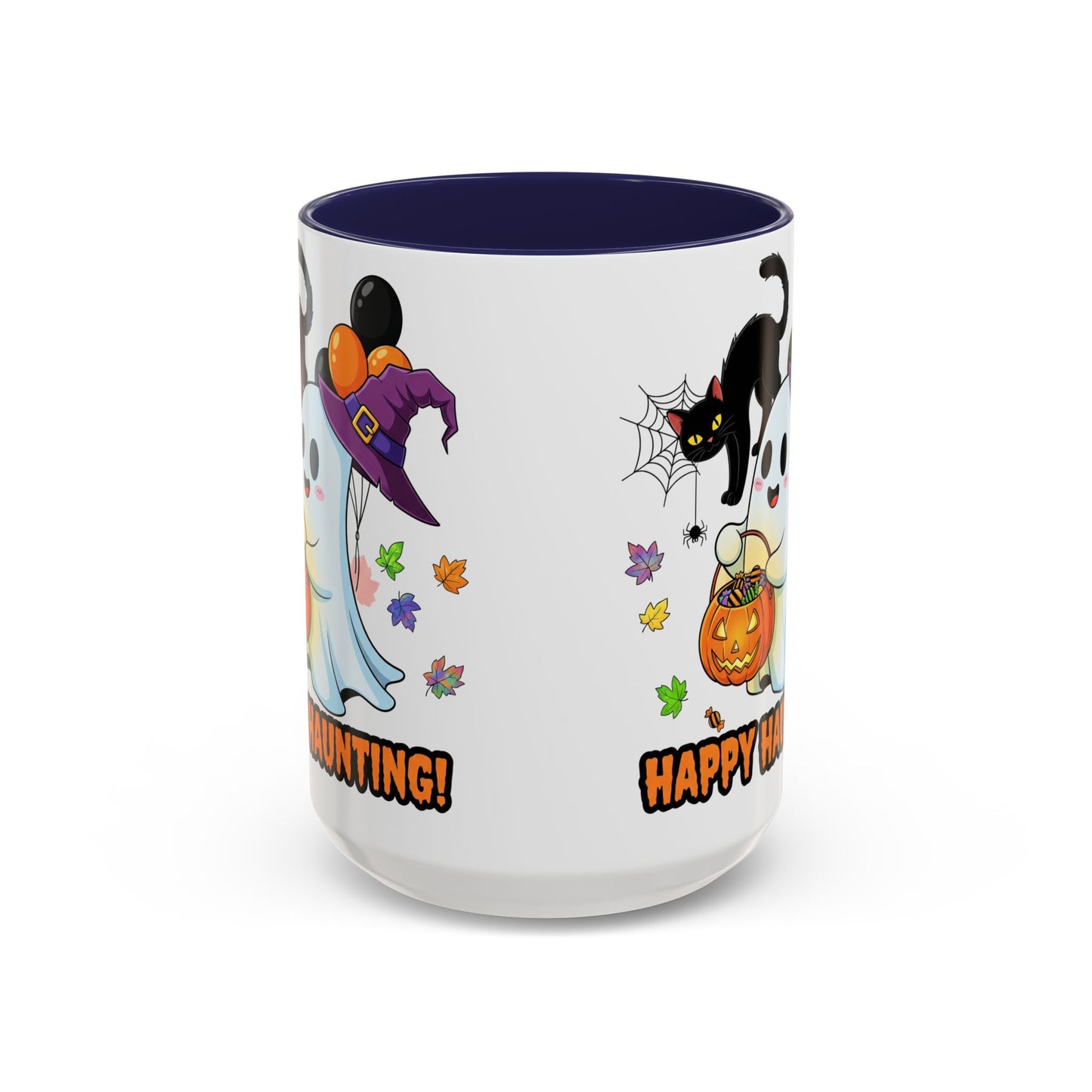 Happy Haunting! Halloween Ghost Coffee Mug (11/15oz)