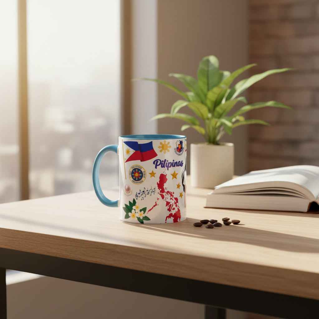 Pinay Pride Coffee Mug - Filipino Heritage & Culture Icons (11oz/15oz)