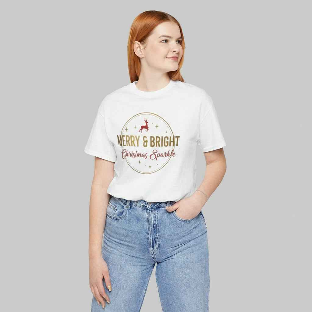 Merry & Bright Christmas Sparkle T-Shirt