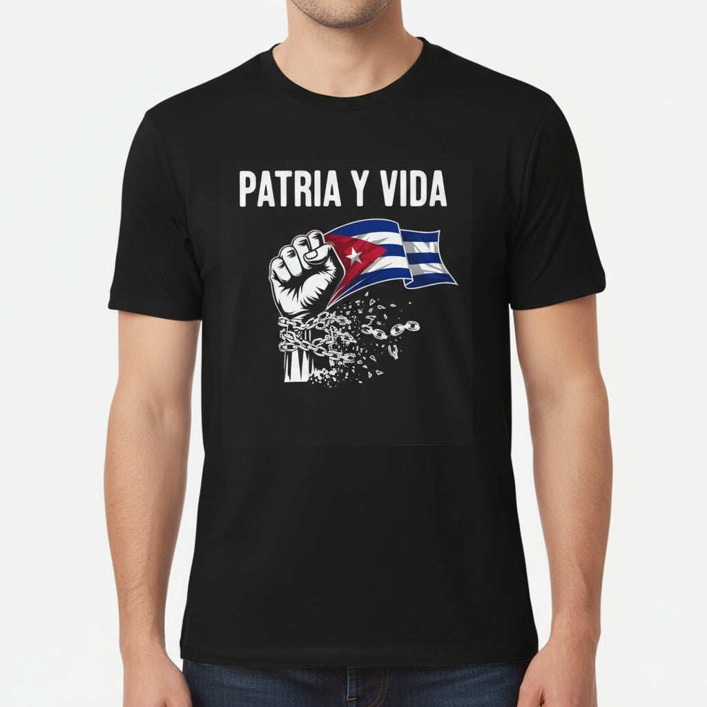Cuban Patria y Vida T-Shirt - Unisex Cuban Tee | Havana Vibe Design