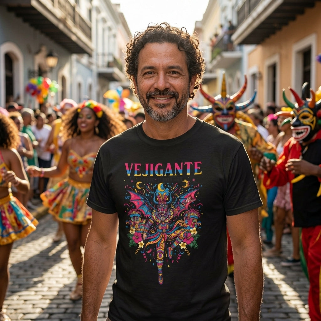 Vejigante Puerto Rico T-Shirt | Boricua Pride Graphic Tee | Havana Vibe