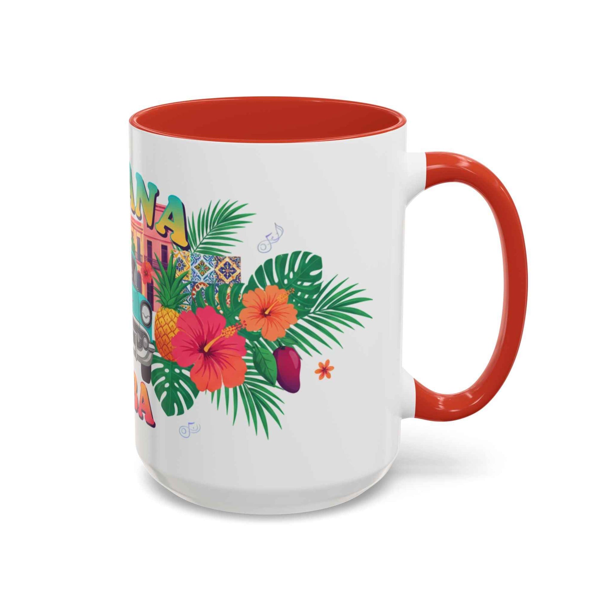 Havana Cuba Vintage Car Coffee Mug – Retro Tropical Travel Mug