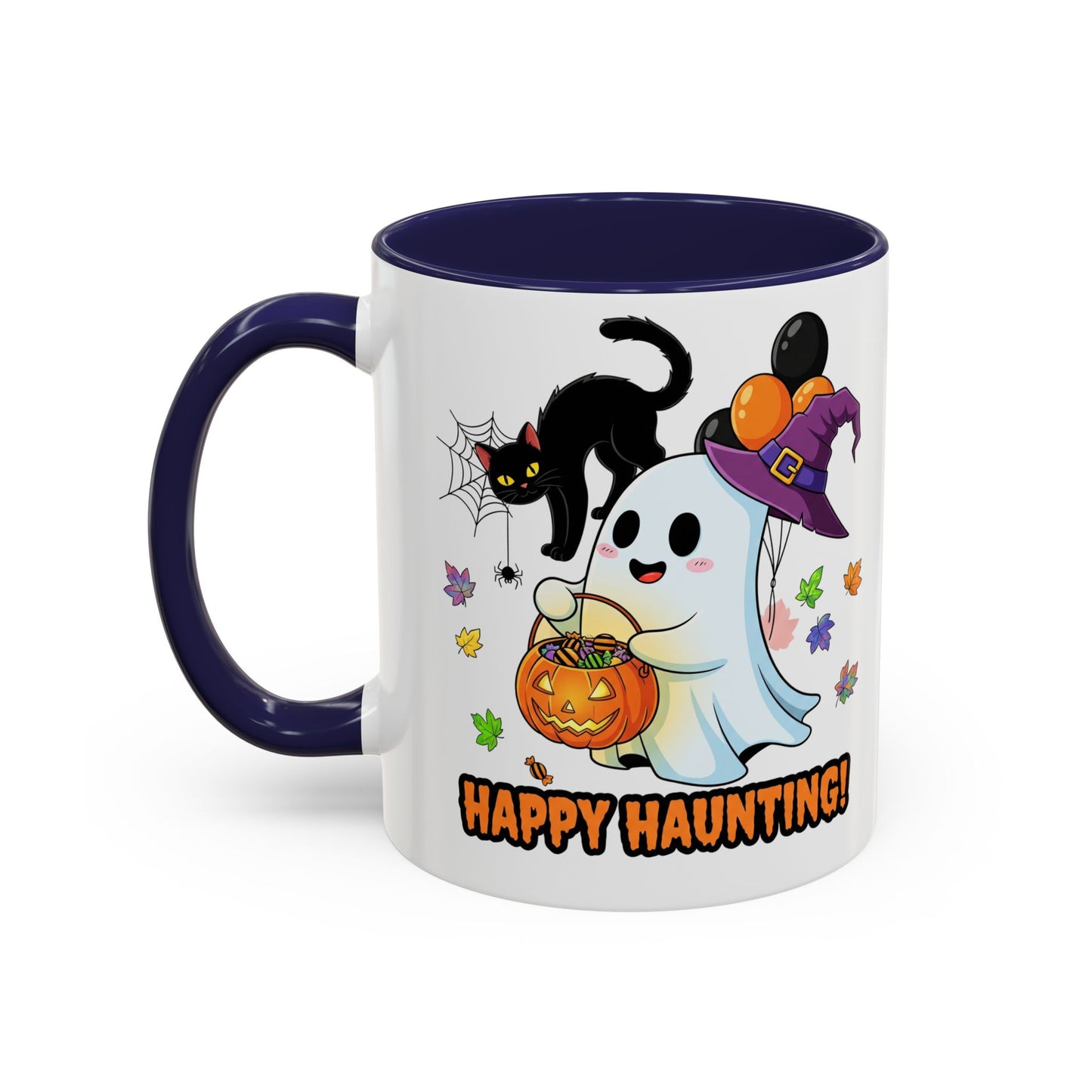 Happy Haunting! Halloween Ghost Coffee Mug (11/15oz)