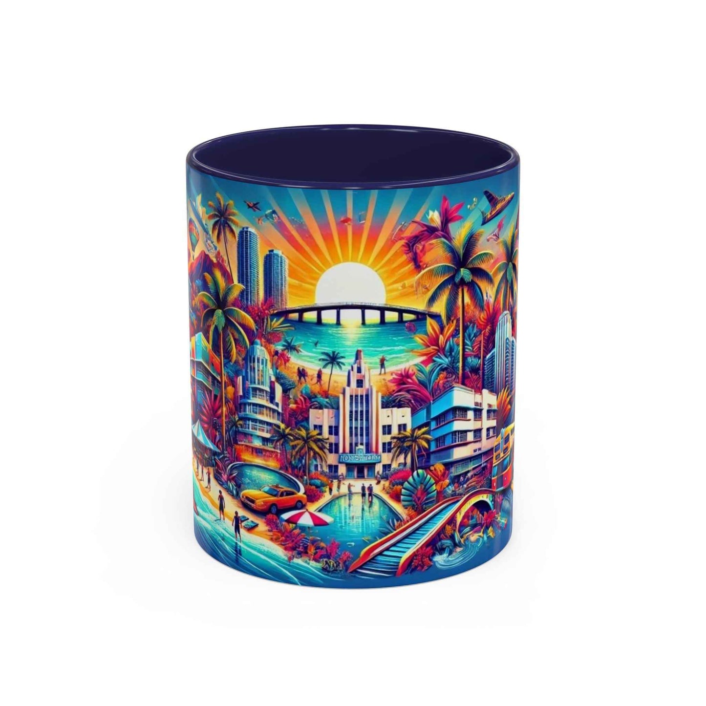 Mug - Vibrant Florida Tropical Landscape Coffee Mug (11, 15oz)