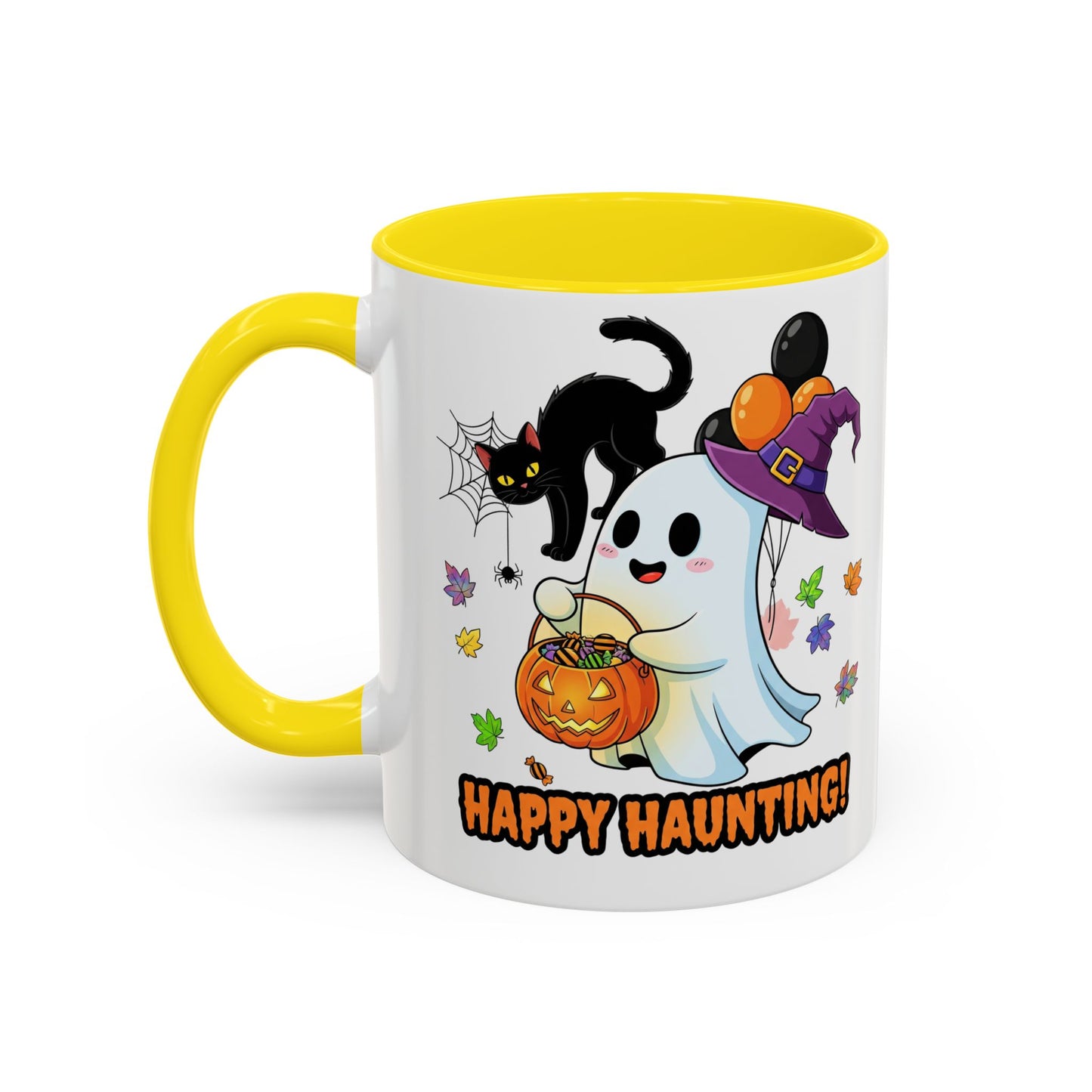Happy Haunting! Halloween Ghost Coffee Mug (11/15oz)