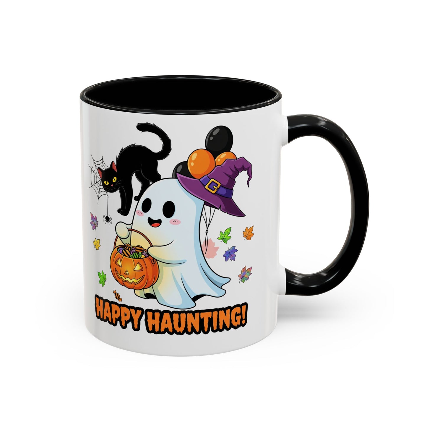 Happy Haunting! Halloween Ghost Coffee Mug (11/15oz)