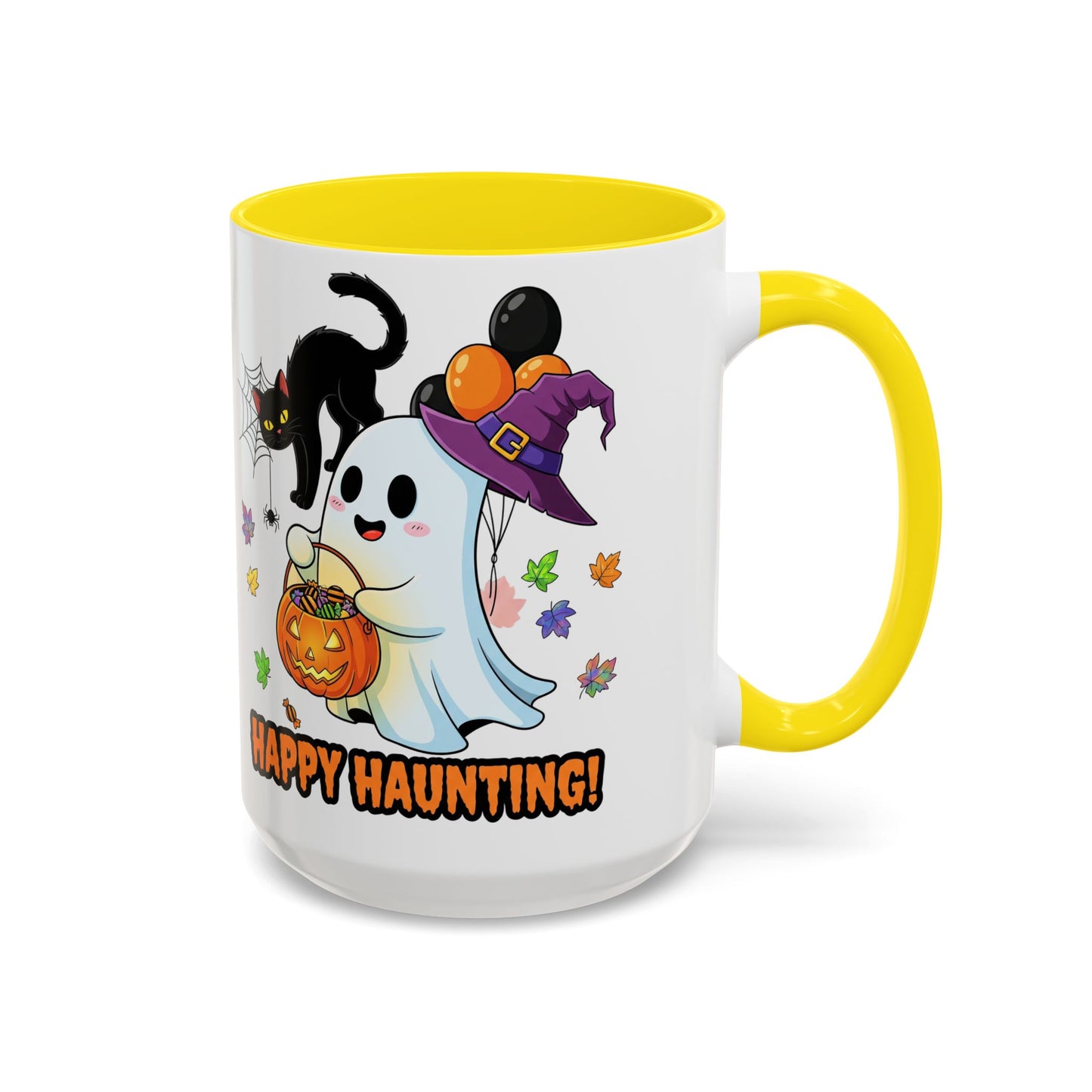 Happy Haunting! Halloween Ghost Coffee Mug (11/15oz)