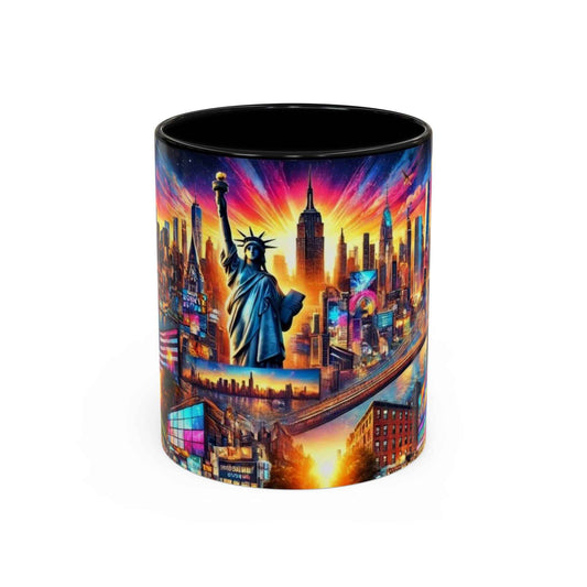 Mug - Vibrant New York City Skyline Coffee Mug (11, 15oz)