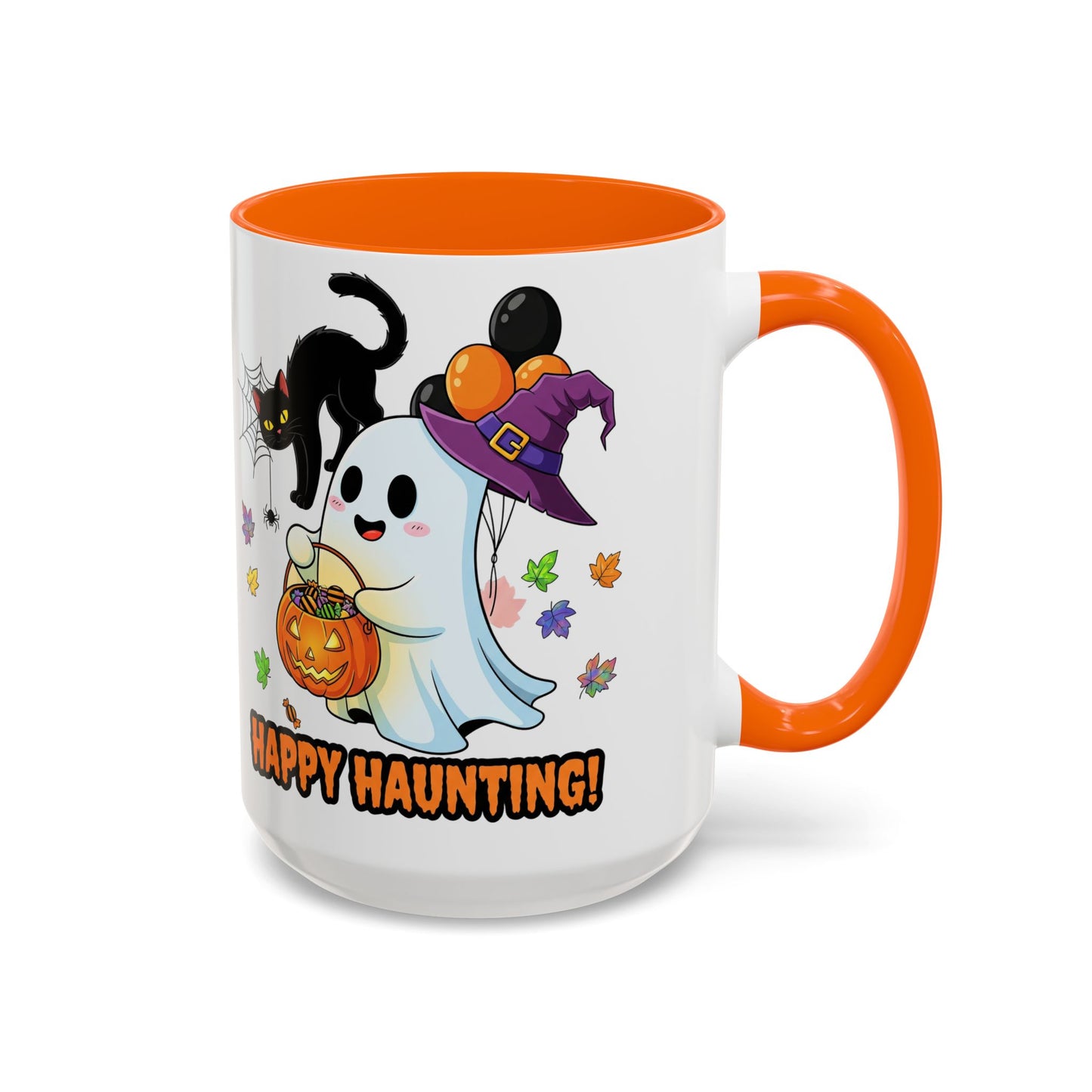 Happy Haunting! Halloween Ghost Coffee Mug (11/15oz)