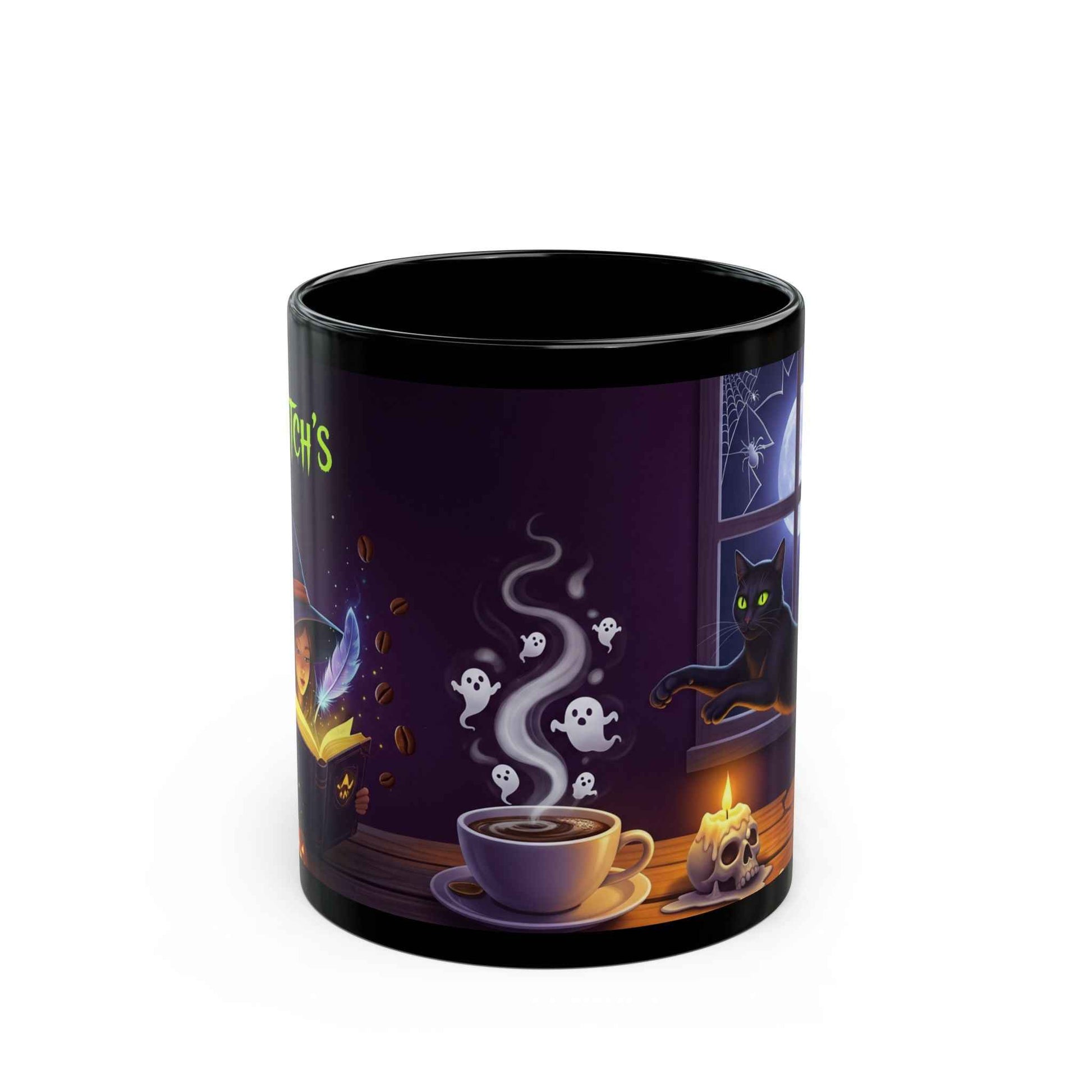 "Brewed with a Witch's Charm" Halloween Coffee Mug - Limited Edition Gift