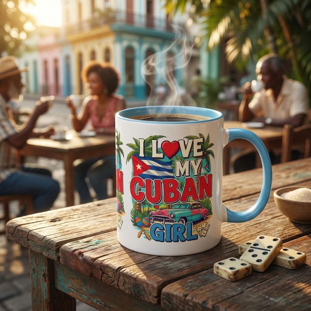 I Love My Cuban Girl Mug | Cuban Love Gift for Her | 11oz