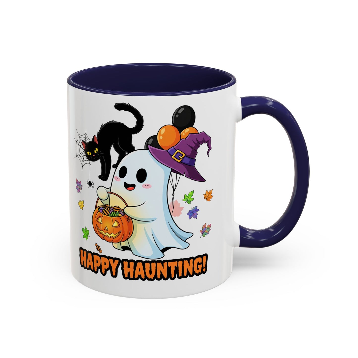 Happy Haunting! Halloween Ghost Coffee Mug (11/15oz)
