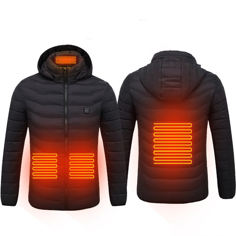 Men's USB Heated Vest - Electric Thermal Jacket with Zip-Up Design