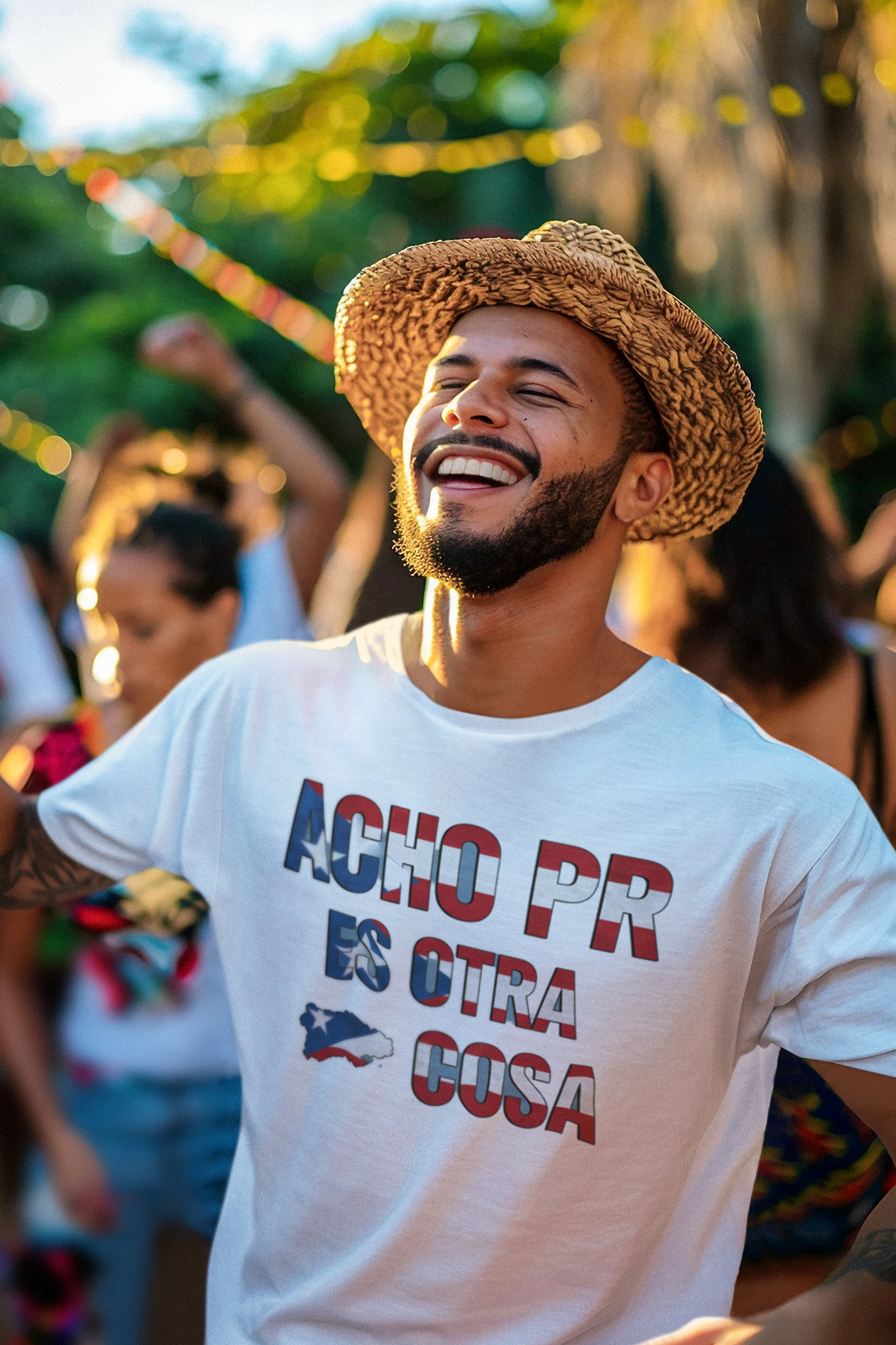 Acho PR es otra cosa, Puerto Rico Slang Party T-Shirt, Fiesta Boricua Tee, Funny Island Sayi