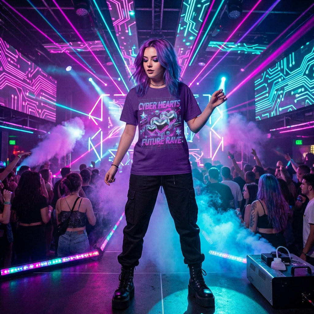 Y2K Havana Vibes Graphic Tee - Retro Cuba Streetwear T-Shirt with Neon Vaporwave Design
