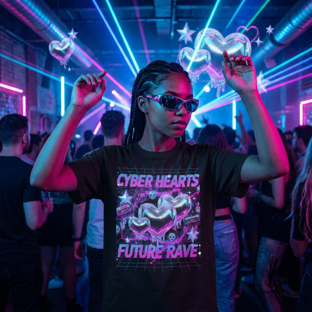 Y2K Havana Vibes Graphic Tee - Retro Cuba Streetwear T-Shirt with Neon Vaporwave Design
