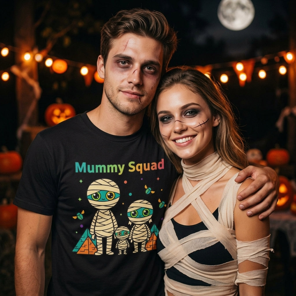 Mummy Squad T-Shirt | Cute Halloween Family Matching Graphic Tee