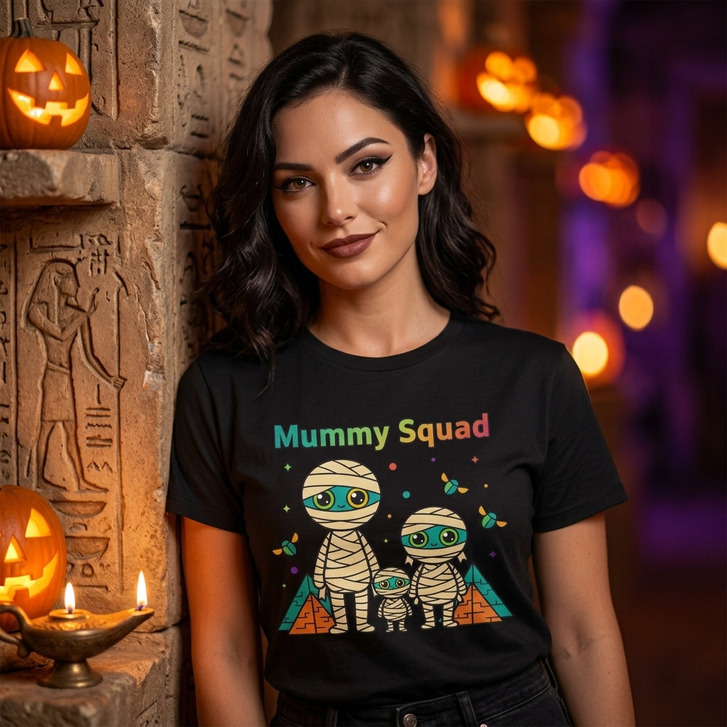 Mummy Squad T-Shirt | Cute Halloween Family Matching Graphic Tee