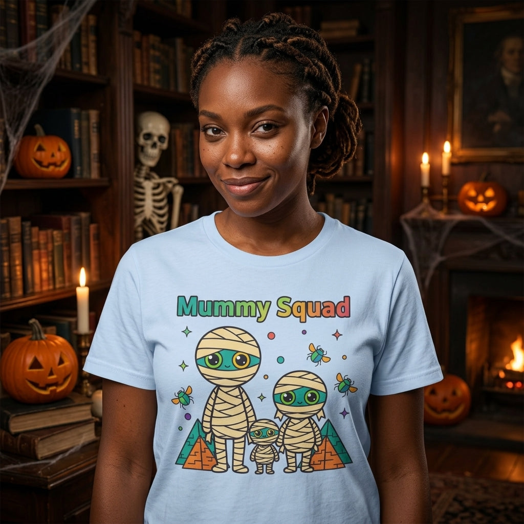 Mummy Squad T-Shirt | Cute Halloween Family Matching Graphic Tee