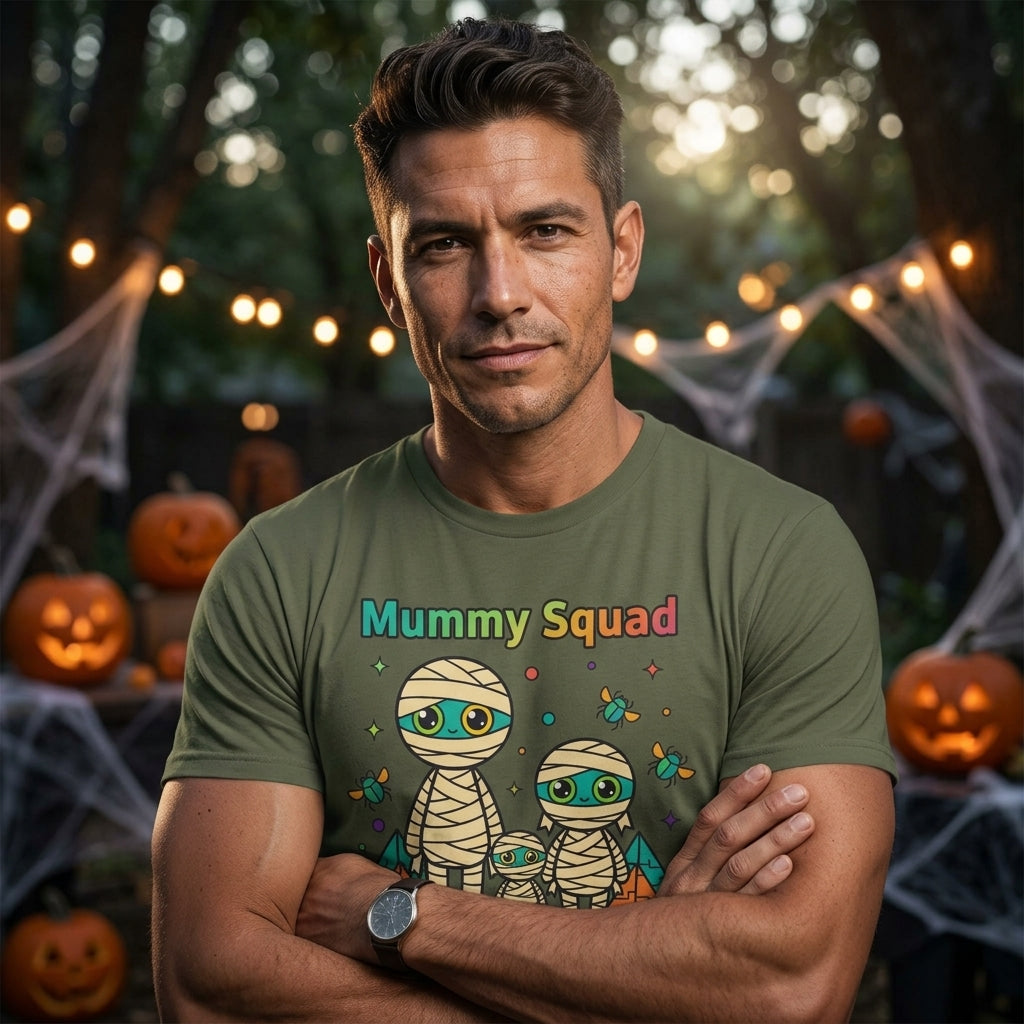 Mummy Squad T-Shirt | Cute Halloween Family Matching Graphic Tee
