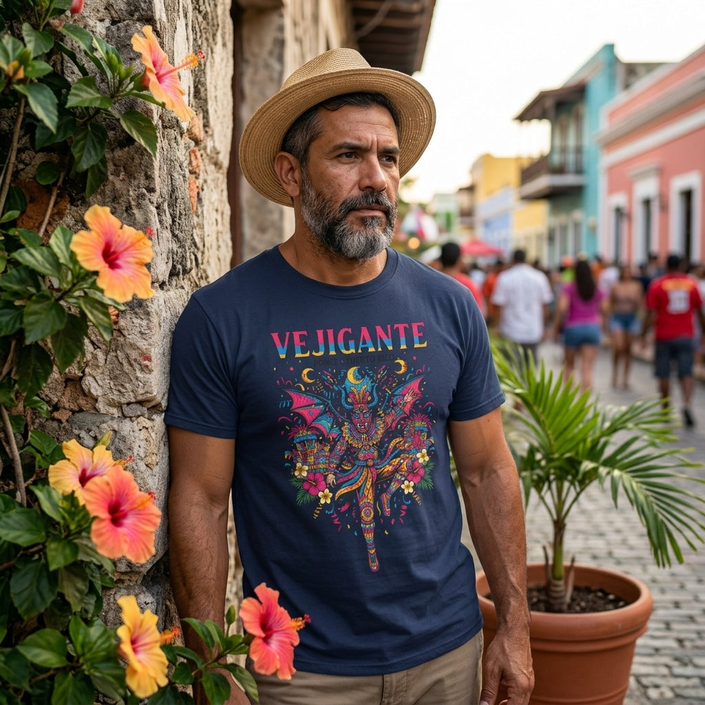 Vejigante Puerto Rico T-Shirt | Boricua Pride Graphic Tee | Havana Vibe