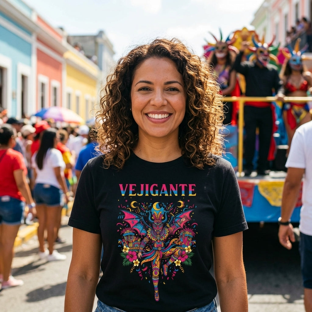Vejigante Puerto Rico T-Shirt | Boricua Pride Graphic Tee | Havana Vibe