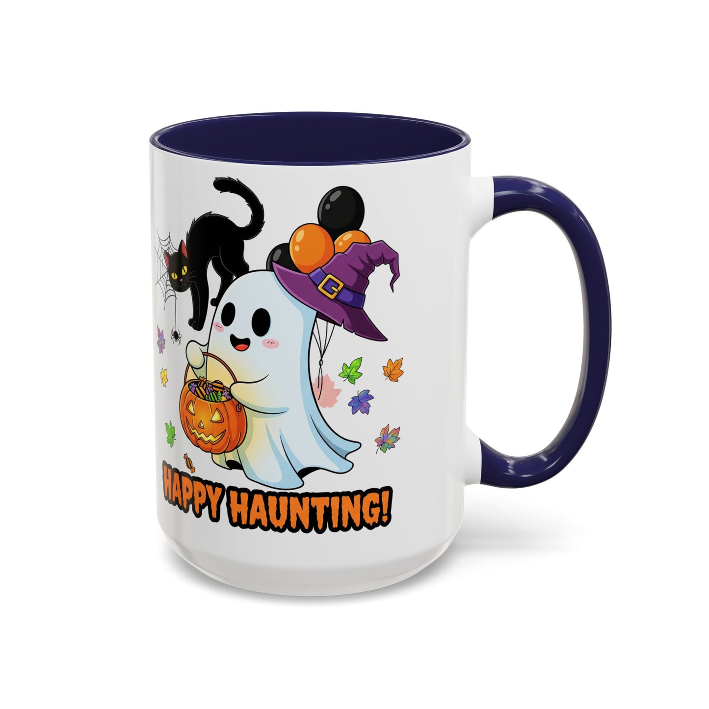 Happy Haunting! Halloween Ghost Coffee Mug (11/15oz)