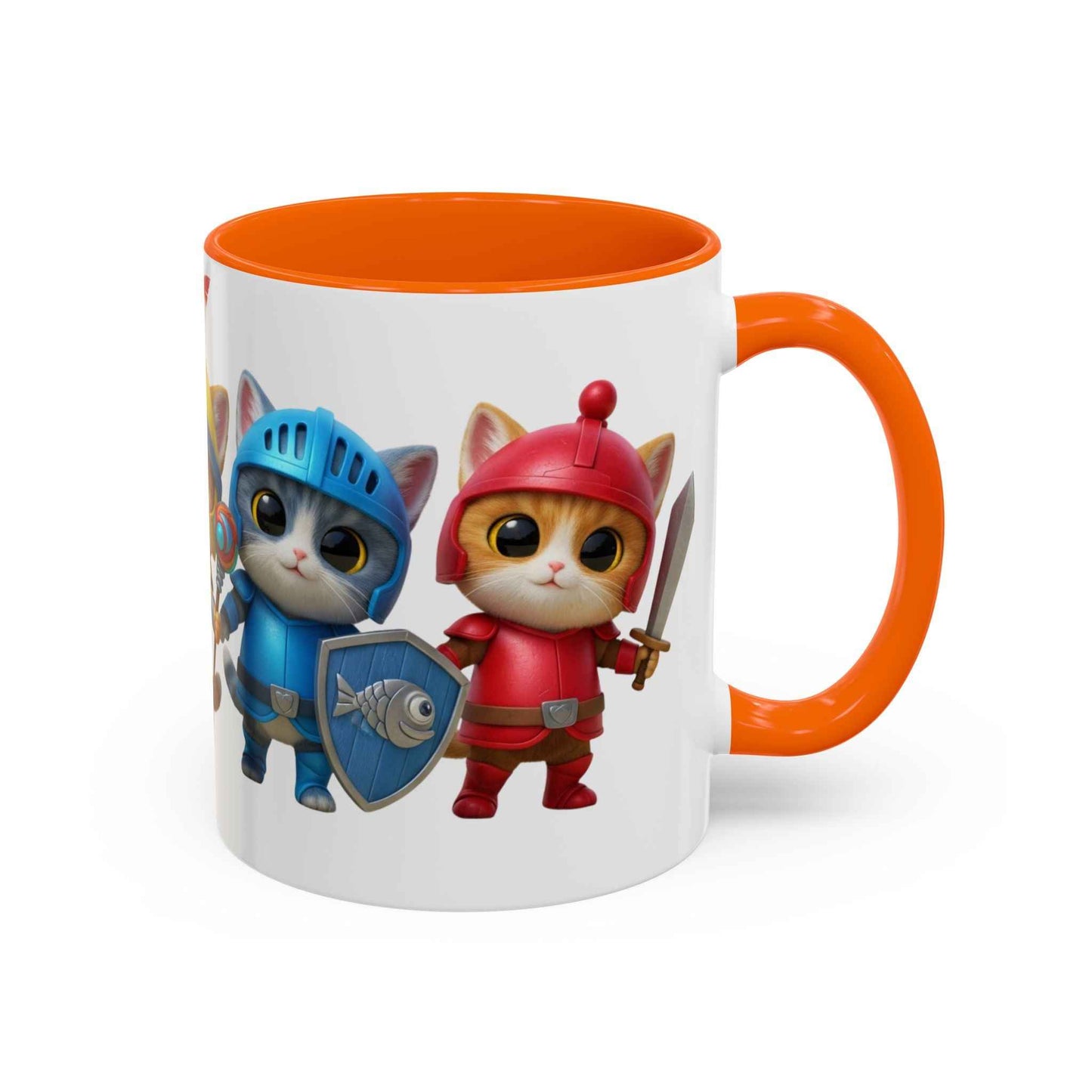 Cat Warrior Mug - Fierce Feline Coffee Cup for Cat Lovers