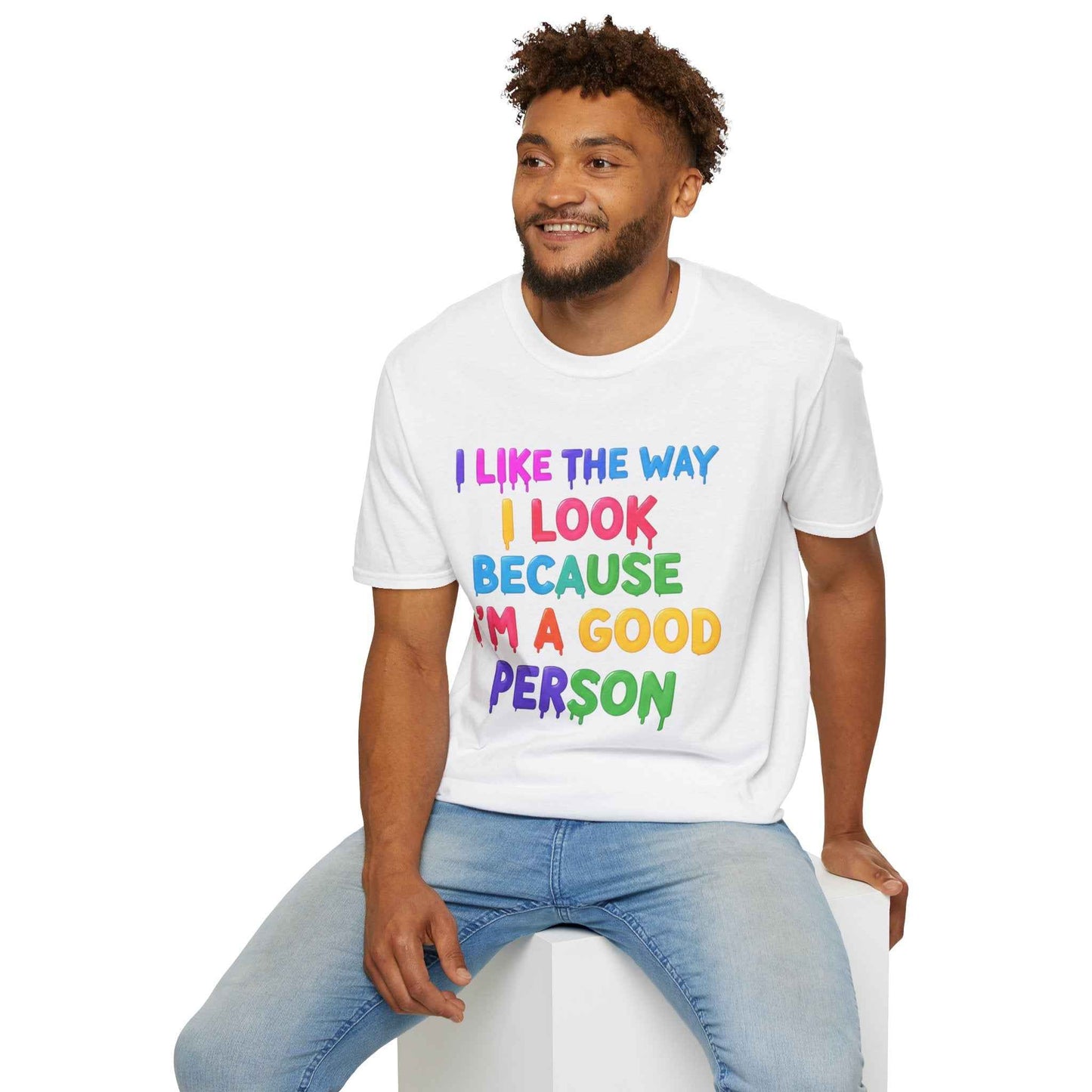 Positive Affirmation Tee | Colorful Graphic T-Shirt | Self-Love Apparel