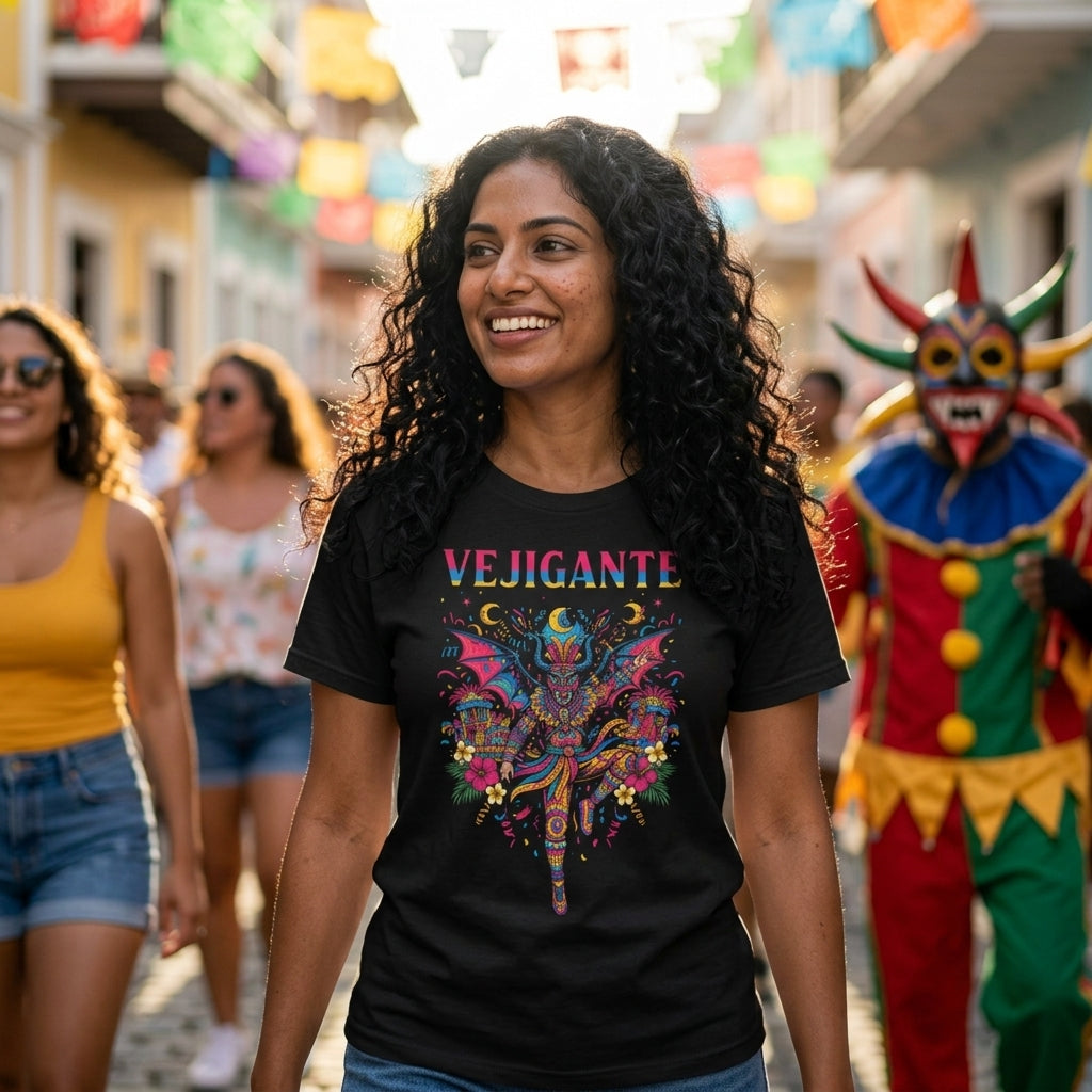 Vejigante Puerto Rico T-Shirt | Boricua Pride Graphic Tee | Havana Vibe
