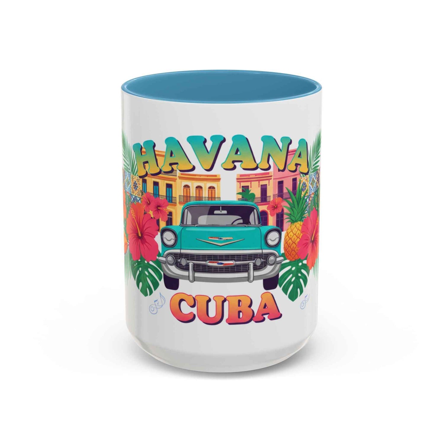 Havana Cuba Vintage Car Coffee Mug – Retro Tropical Travel Mug