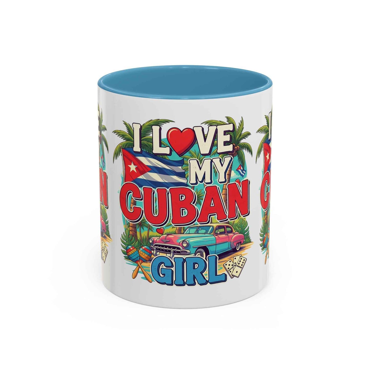 I Love My Cuban Girl, Coffee Mug | Elegant Romantic Gift for Her | Unique Coffee Cup | Cuban Love Present for Girlfriend/Wife