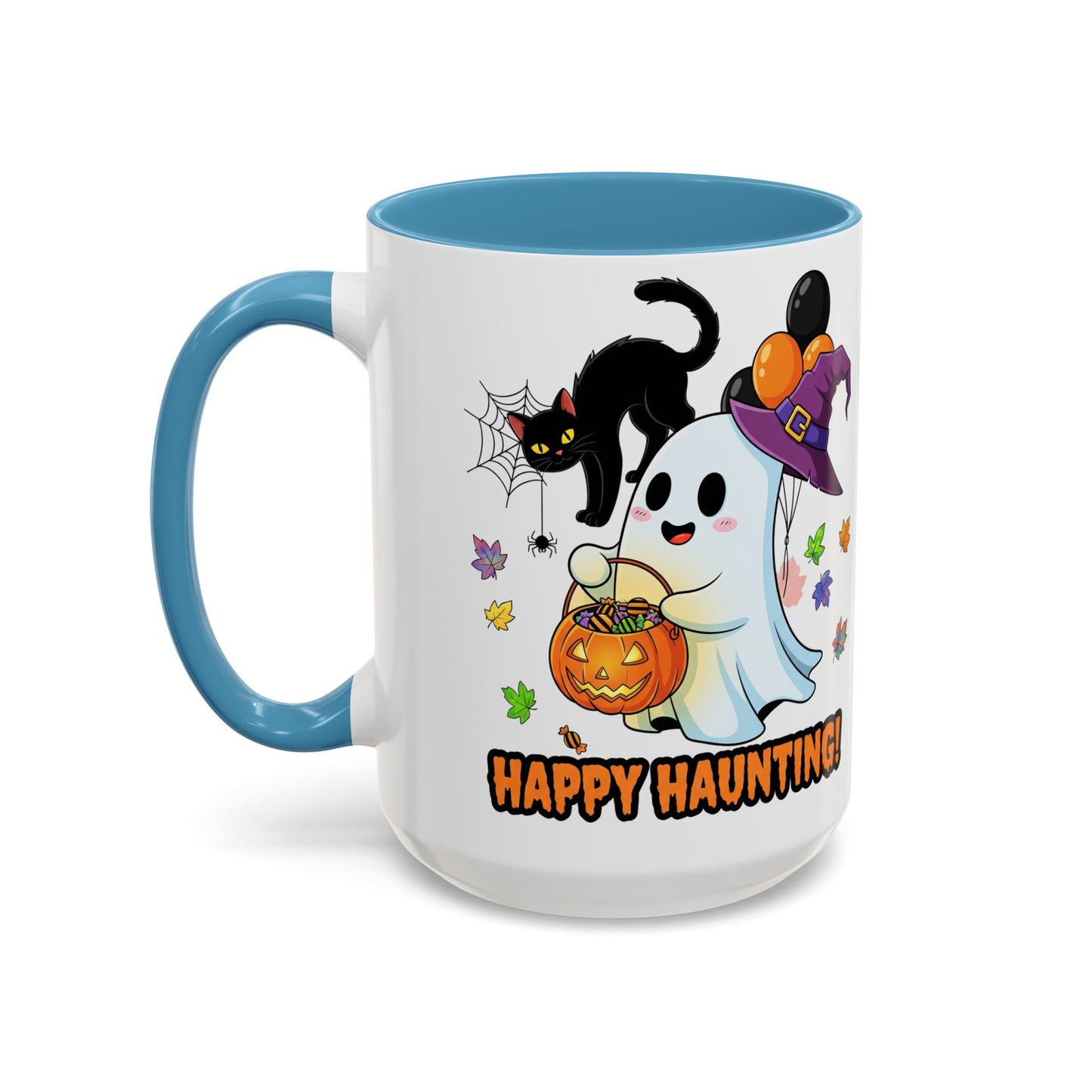 Happy Haunting! Halloween Ghost Coffee Mug (11/15oz)