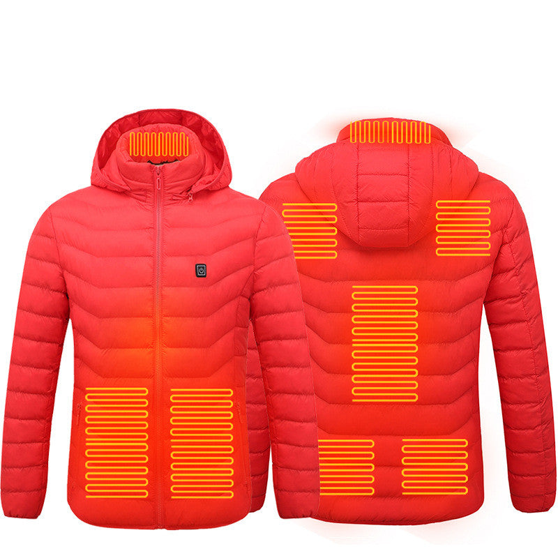Men's USB Heated Vest - Electric Thermal Jacket with Zip-Up Design